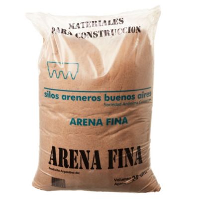Precio actualizado de Bolsa de arena fina 30kg en Argentina
